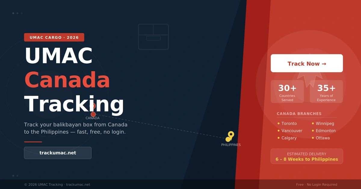 UMAC Canada Tracking